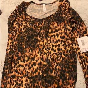 Lularoe lynnae NWT Lg Leopard print